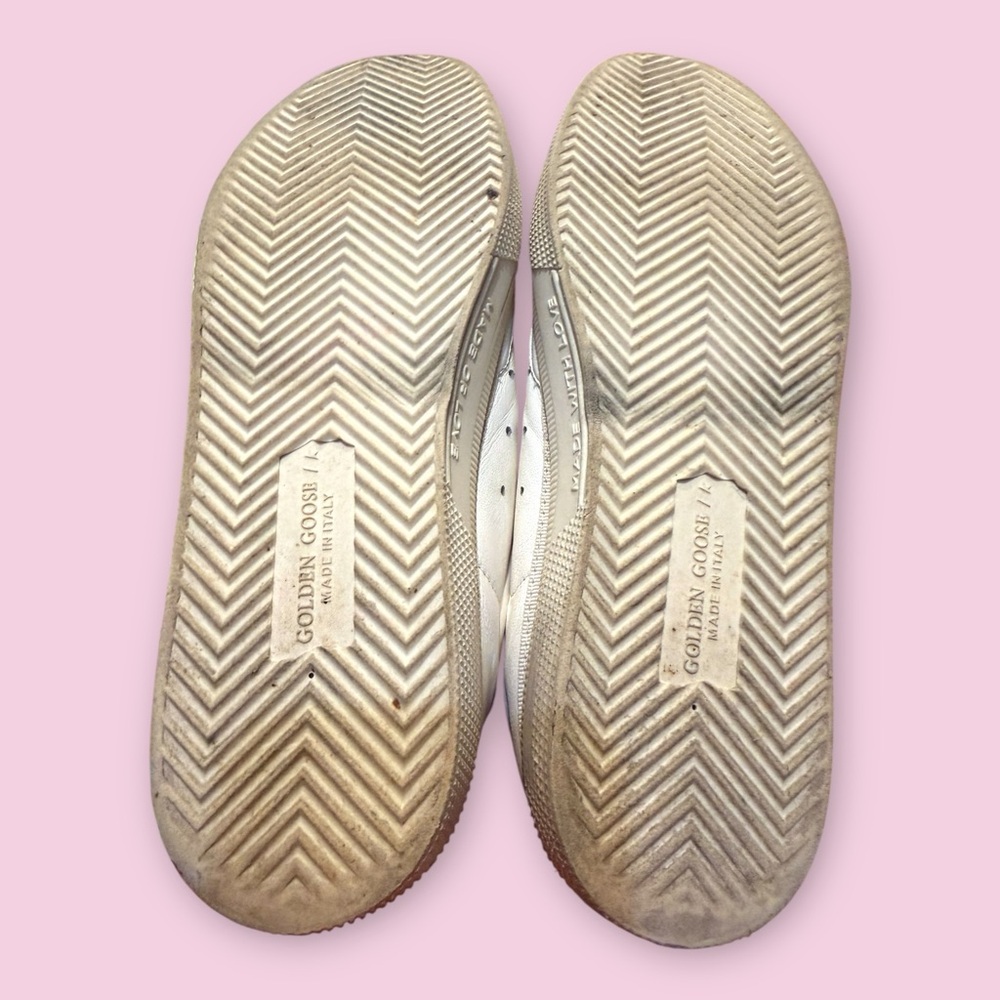 Golden Goose Pink and Gold Sneakers - Picture 9 of 9